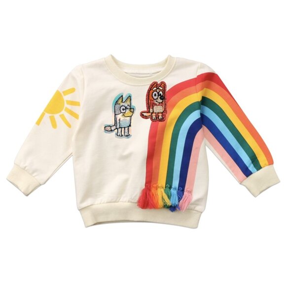 boutique Other - Bluey Sweater Bingo Birthday Long Sleeve Pullover Top Sweatshirt Dress Winter